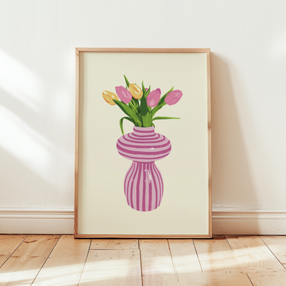 Tulip Vase Print