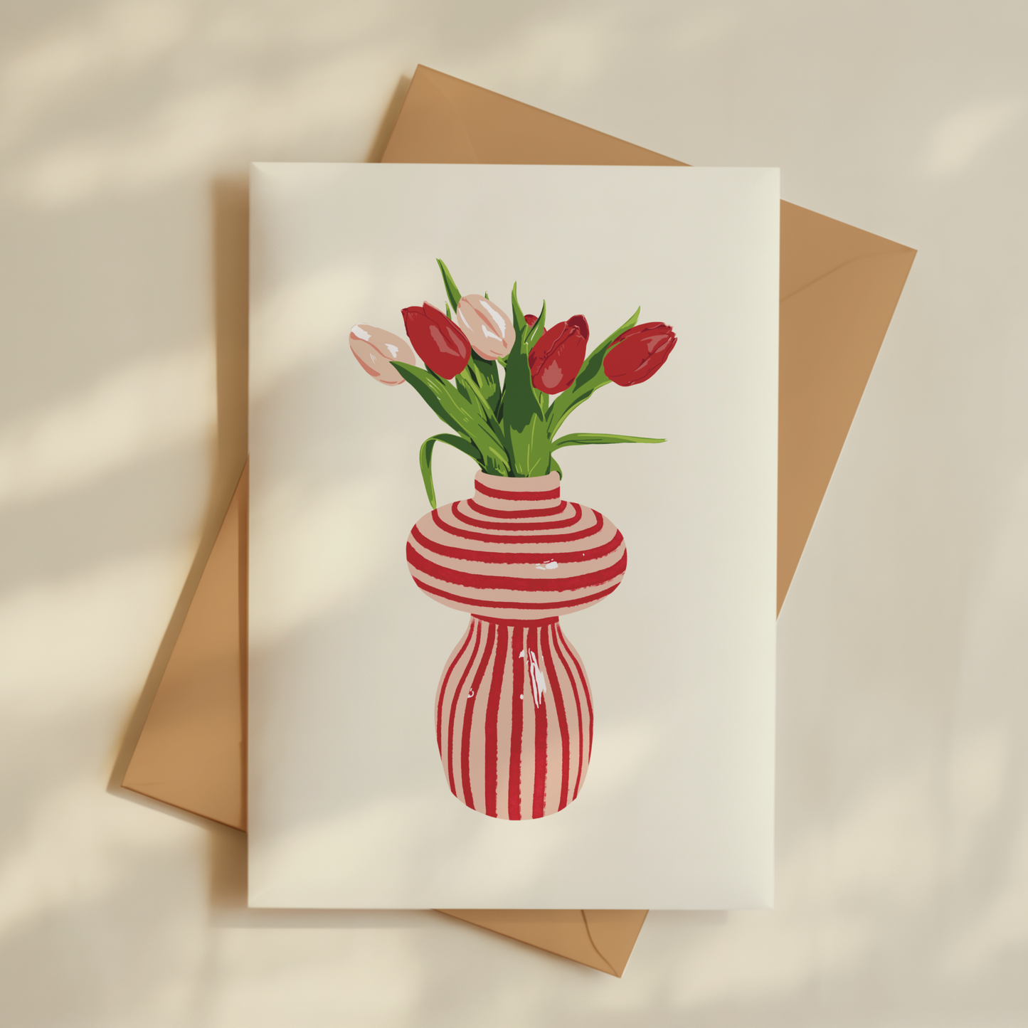 Tulips Greeting Card