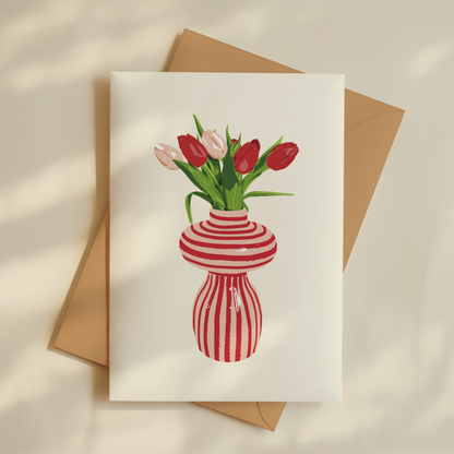 Tulips Greeting Card
