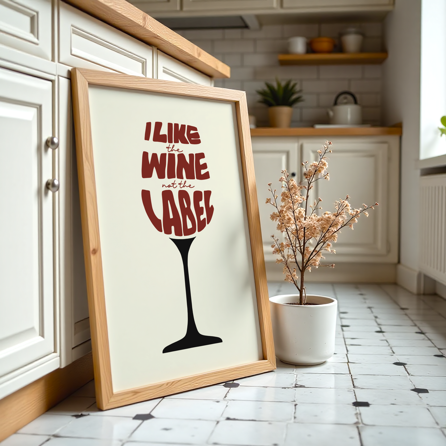 Wine Glass Print