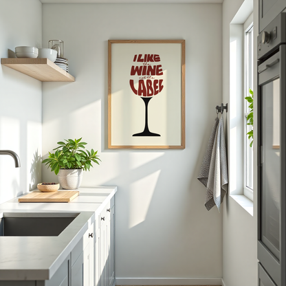 Wine Glass Print