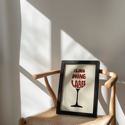Wine Glass Print