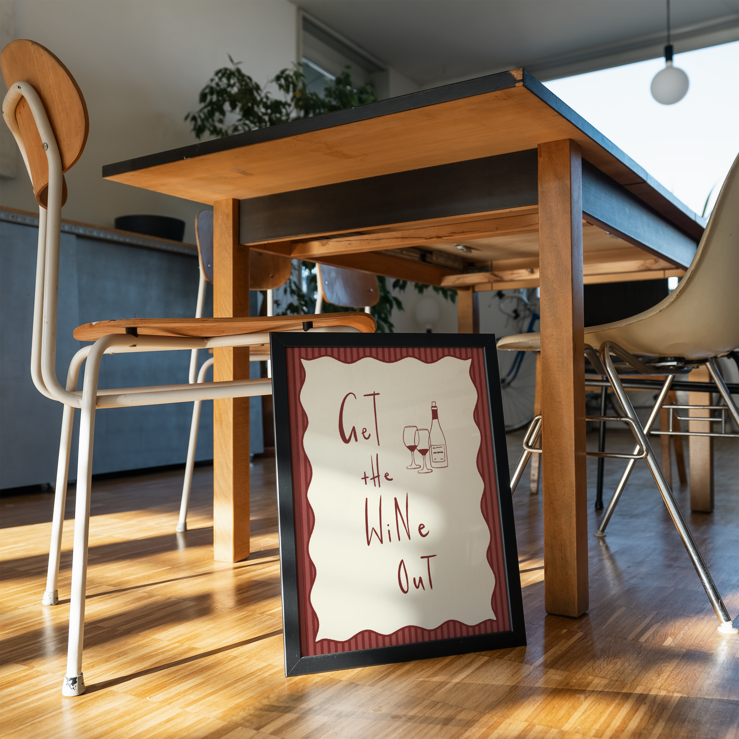 Get The Wine Out Print