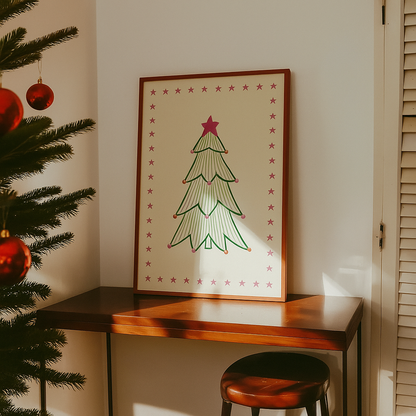Christmas Tree Print