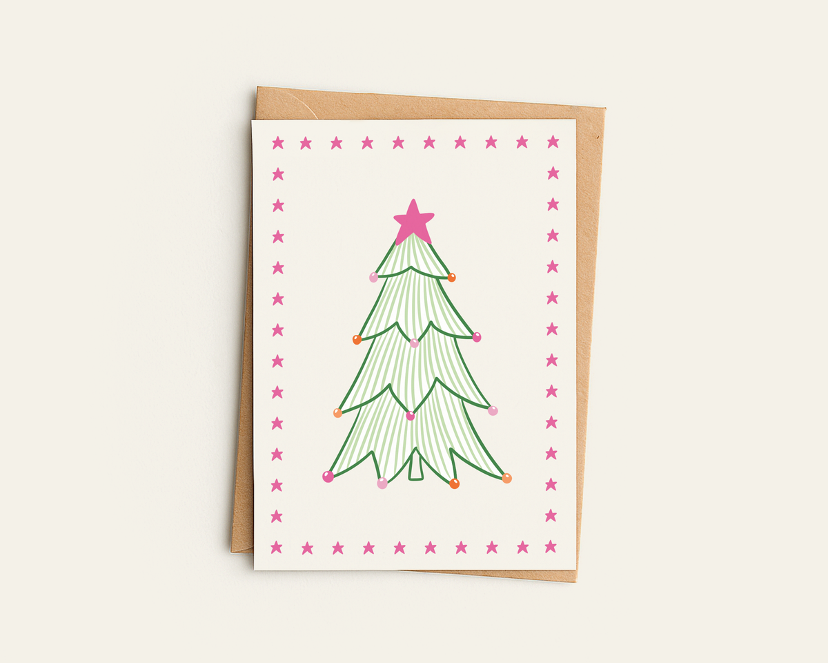 Christmas Tree Greetings Card