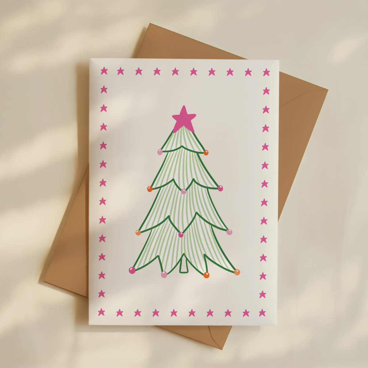 Christmas Tree Greetings Card