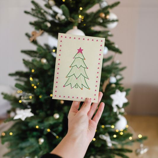 Christmas Tree Greetings Card